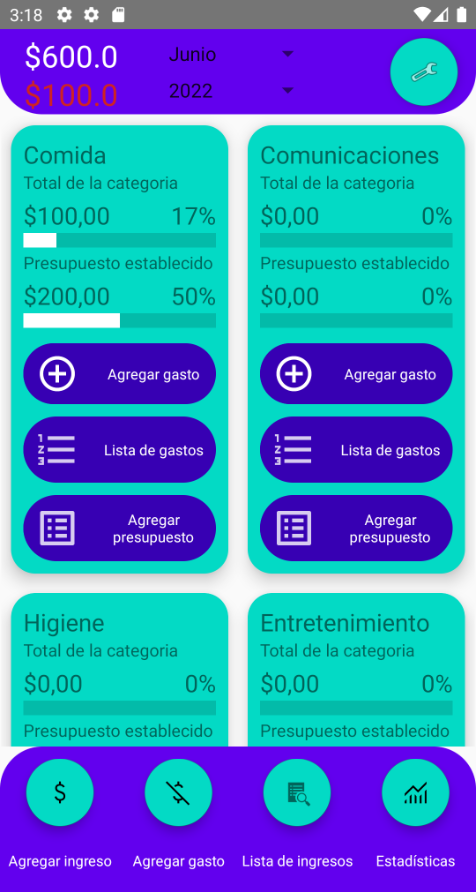 Android: Código fuente de app de finanzas personales